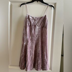 Womens purple velvet Wild Fable spaghetti strap dress size S